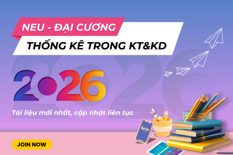 NEU Luyện đề Thống kê trong kinh tế và kinh doanh