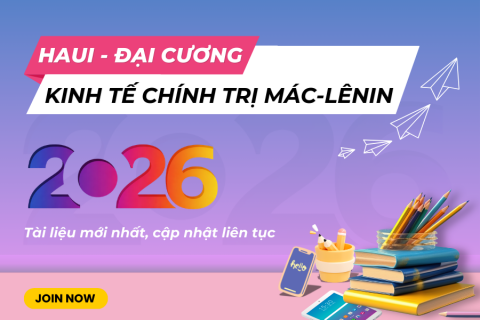 HaUI - Kinh tế chính trị Mác Lênin