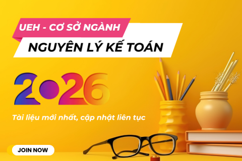 UEH - Nguyên lý kế toán