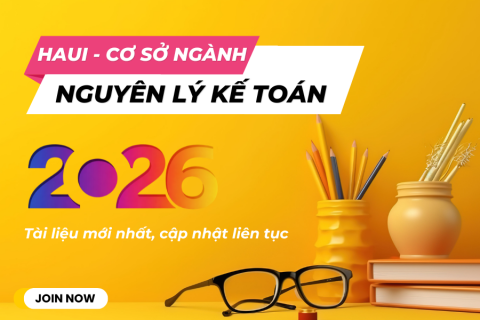 HaUI - Nguyên lý kế toán