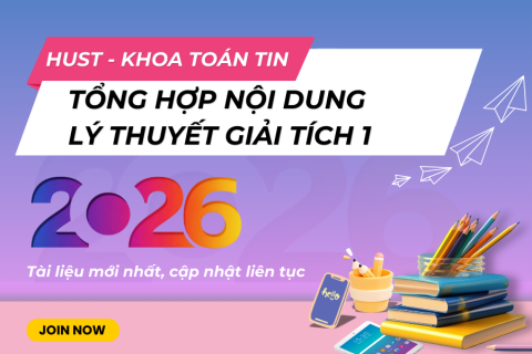 HUST Tổng hợp nội dung lý thuyết Giải tích 1