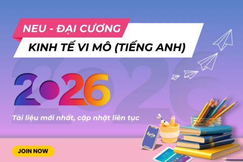 NEU Kinh tế vi mô (Tiếng Anh)