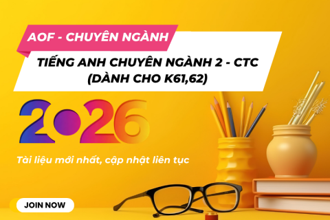 AOF - Tiếng Anh chuyên ngành 2 - CTC (K61, 62)