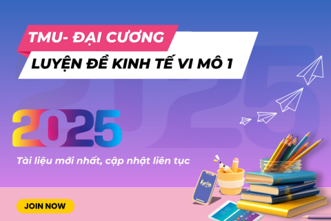 TMU - Luyện đề Kinh tế vi mô 1