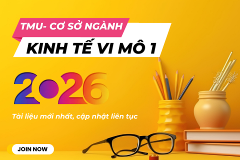 TMU - Luyện đề Kinh tế vi mô 1